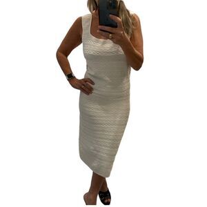 Cache Sleeveless Bodycon Midi Dress.Size S